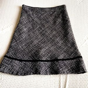 Gap A-Lined Midi Wool Blend Skirt size 4